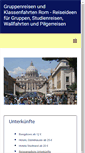 Mobile Screenshot of gruppenreisen-klassenfahrten-rom.de